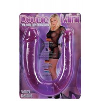 Анально-вагинальный стимулятор Double Mini Dong Twin Head Lavender - 30 см.