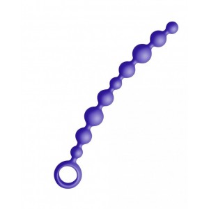 Большая фиолетовая анальная цепочка Joyballs Anal Wave - 29,8 см.