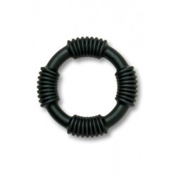 Черное эрекционное кольцо E-Ring
