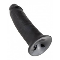 Чёрный фаллос-гигант 10 Cock - 25,4 см.