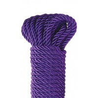 Фиолетовая веревка для фиксации Deluxe Silky Rope - 9,75 м.