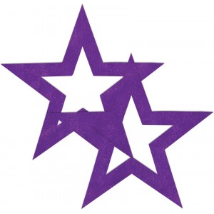 Фиолетовые пестисы-звёзды