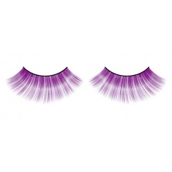 Фиолетовые пушистые ресницы