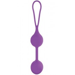 Фиолетовые шарики Pleasure Love Balls для вагинальной стимуляции