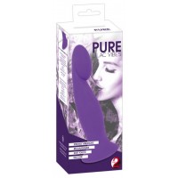 Фиолетовый G-стимулятор с вибрацией Pure Lilac Vibes - 18 см.