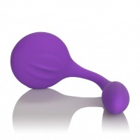 Фиолетовый перезаряжаемый вибромассажер Silhouette S8