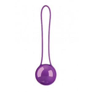 Фиолетовый вагинальный шарик Pleasure Ball Deluxe