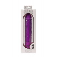Фиолетовый вибратор-реалистик ABIA PHILOTES - 17,8 см.