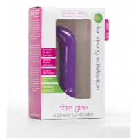 Фиолетовый вибратор The Gee - 10,5 см.