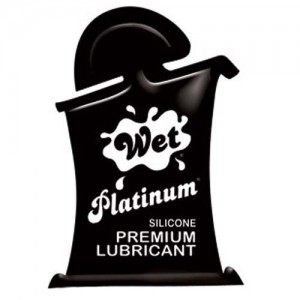 Гель-лубрикант на силиконовой основе Wet Platinum - 10 мл.