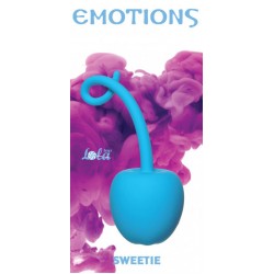 Голубой стимулятор-вишенка со смещенным центром тяжести Emotions Sweetie