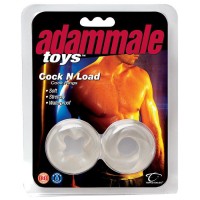Комплект из 2 эрекционных колец Adam Male Toys Cock N Load Cock Rings