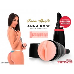 Мастурбатор-вагина Private Anna Rose Vagina в тубе с хвостиком для массажа простаты