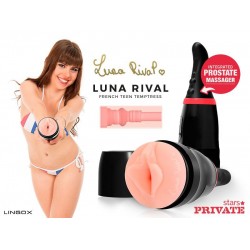 Мастурбатор-вагина Private Luna Rival Vagina в тубе с хвостиком для массажа простаты