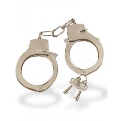 Металлические наручники с ключиками в комплекте