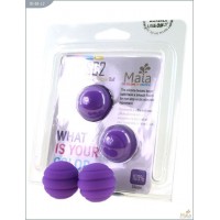 Металлические шарики Twistty с фиолетовым силиконовым покрытием