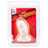 Мягкая анальная пробка Ass Beginner - 9 см.