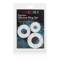 Набор из 3 колец на пенис Premium Silicone Ring Set