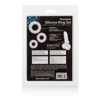 Набор из 3 колец на пенис Premium Silicone Ring Set