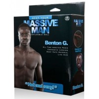 Надувной секс-мужчина с фаллосом MASSIVE MAN BENTON G. LOVE DOLL