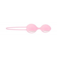 Нежно-розовые вагинальные шарики Smartballs Duo