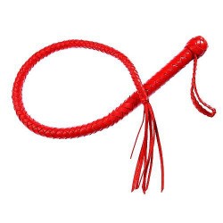 Однохвостная красная плеть - 70 см.