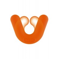 Оранжевый многофункциональный вибратор DONUT ORANGE